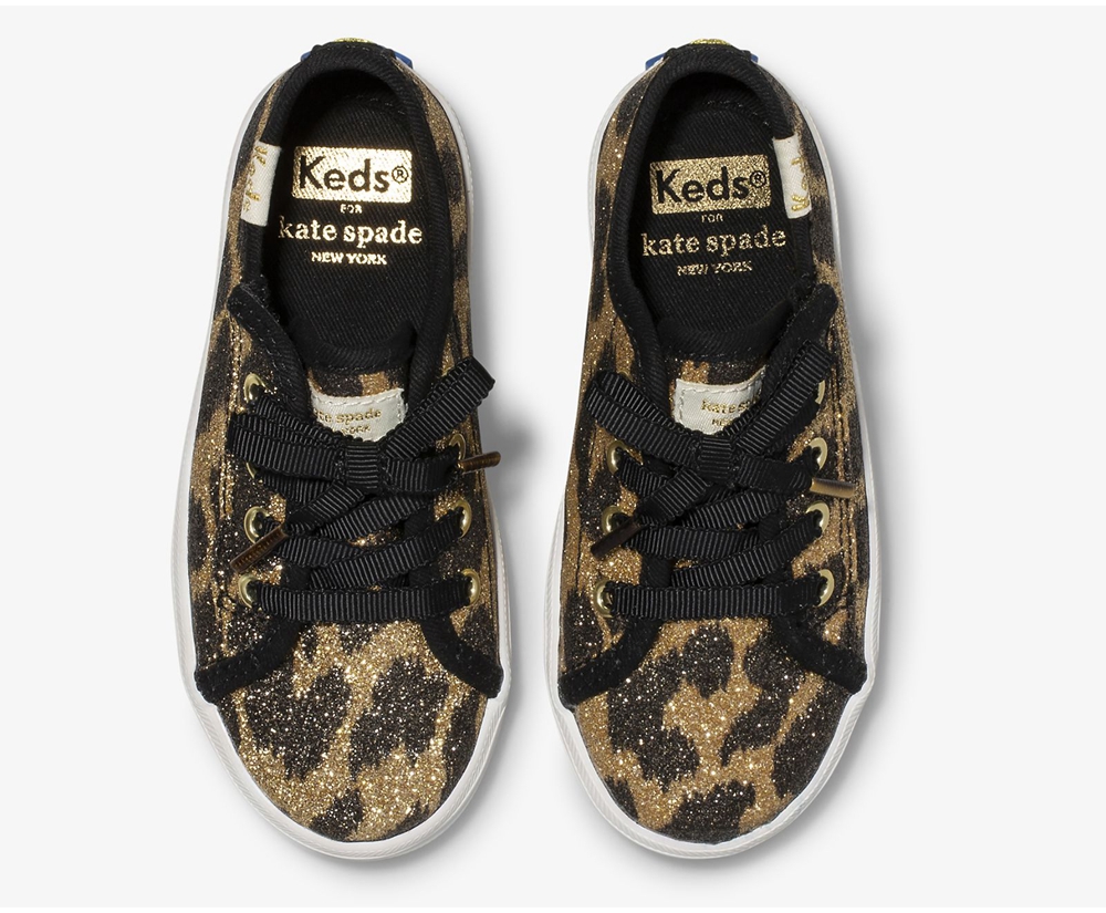 Keds Sneakers Leopard - Kate Spade new york Kickstart Jr. Glitter Leopard - Kids BDCPOW-607